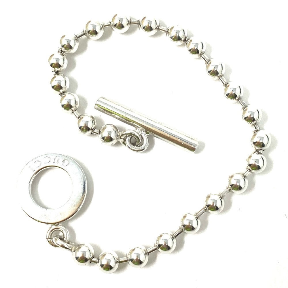 💯 Authentic GUCCI Logo Toggle Bracelet.